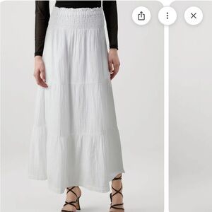 GAP Women's White A-Line Skirt